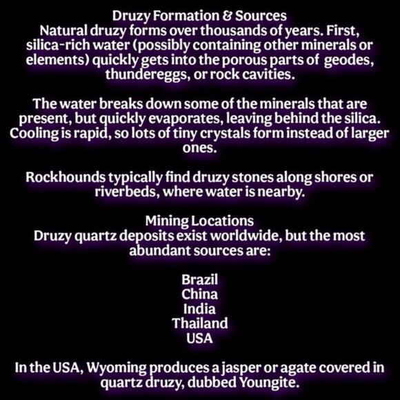 💜 Learn About Druzy ❤️ - Picture 15 of 16